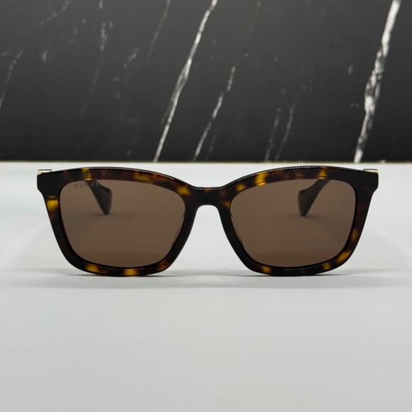 NEW GG1596SK 003 GUCCI HAVANA BROWN UNISEX GUCCI SUNGLASSES - Picture 4 of 13